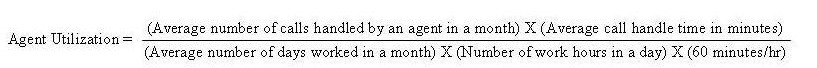 Agent Utilization Formula_Service Desk KPIs