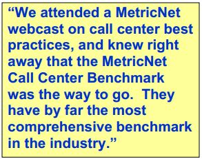 Contact Center Benchmarking Case Study