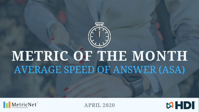 Average Speed of Answer (ASA)