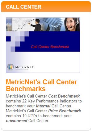 MetricNet's Call Center Benchmarks