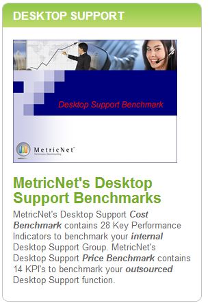 MetricNet's Desktop Support Benchmarks