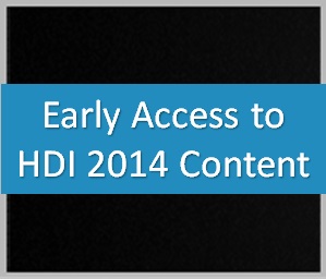 Early Access to HDI 2014 Content