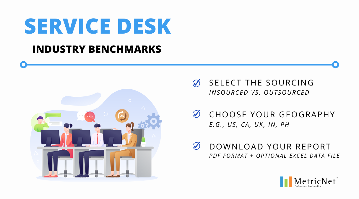 service desk industry benchmarks